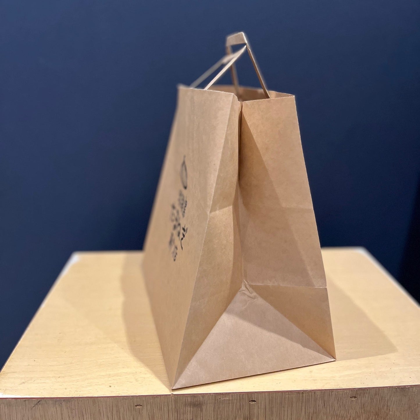 淡路島玉ねぎ専門店の買い物袋(ヨコ）